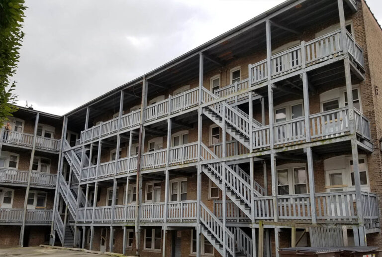 Porch Before Renovation Chicago by Branico Construction Porches and Decks
